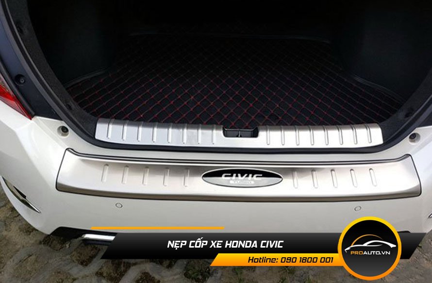 Nẹp chống trầy cốp sau xe Honda Civic
