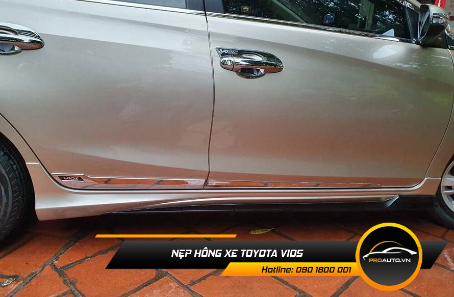 Nẹp hông / nẹp sườn xe Toyota Vios