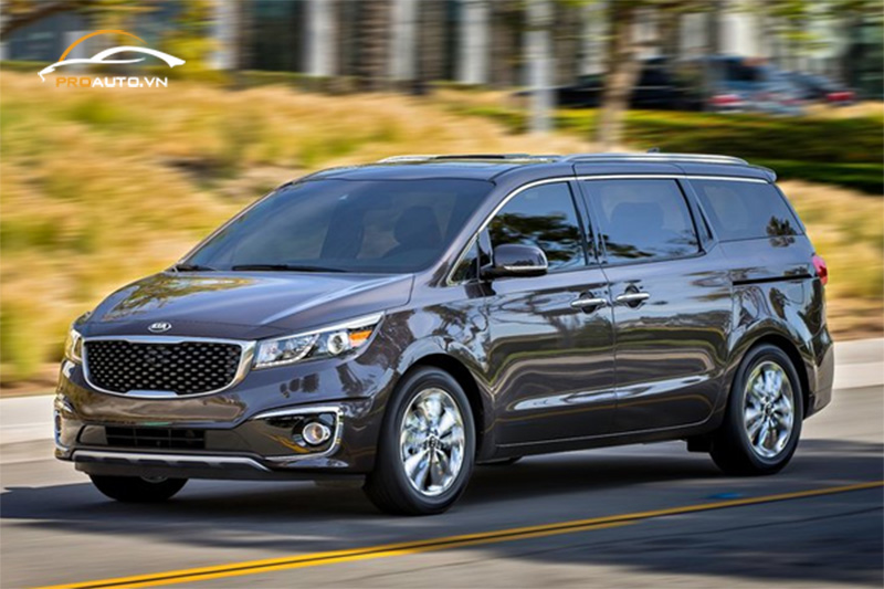 Nẹp viền chân kính cho xe Sedona