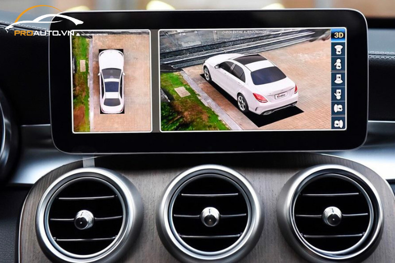 Nguyên lý hoạt động của camera 360 ô tô