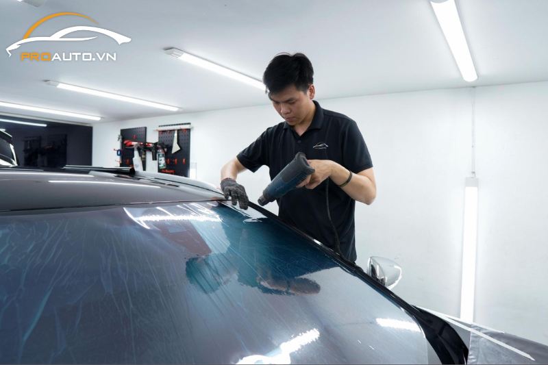 Những lưu ý khi dán phim cách nhiệt xe Toyota Vios