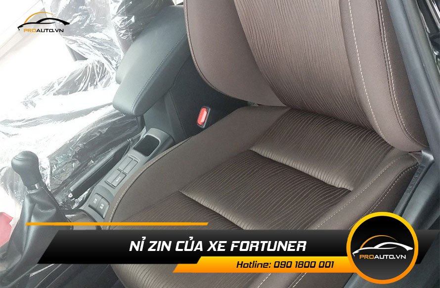 Nỉ zin của xe Fortuner