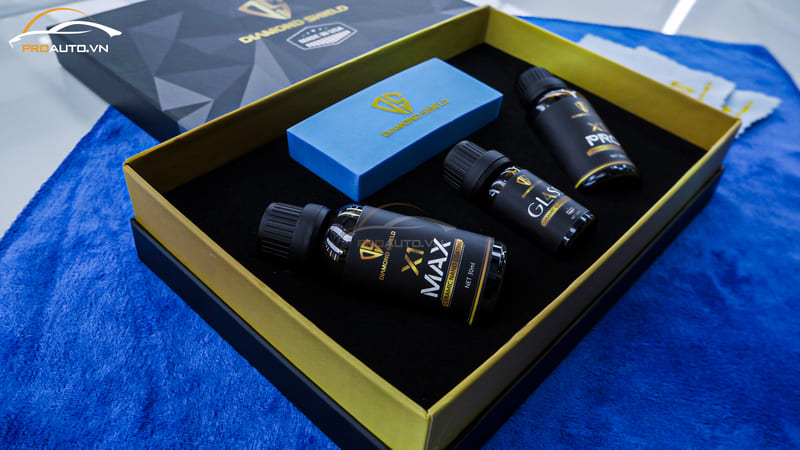 Bộ sản phẩm Phủ Ceramic xe hơi Diamond Shield hiện đã có mặt tại Proauto.vn