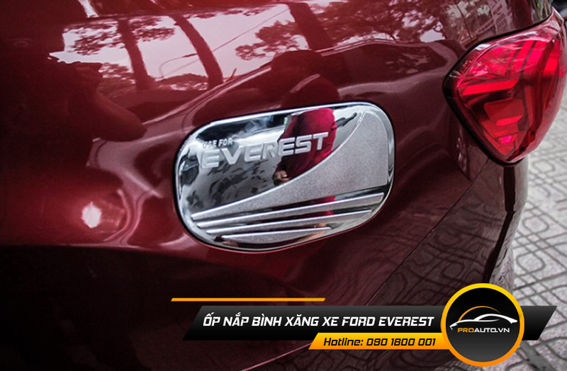 Ốp nắp bình xăng xe Ford Everest