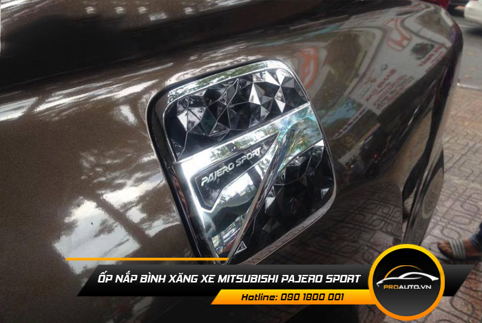 op nap binh xang xe mitsubishi pajero sport