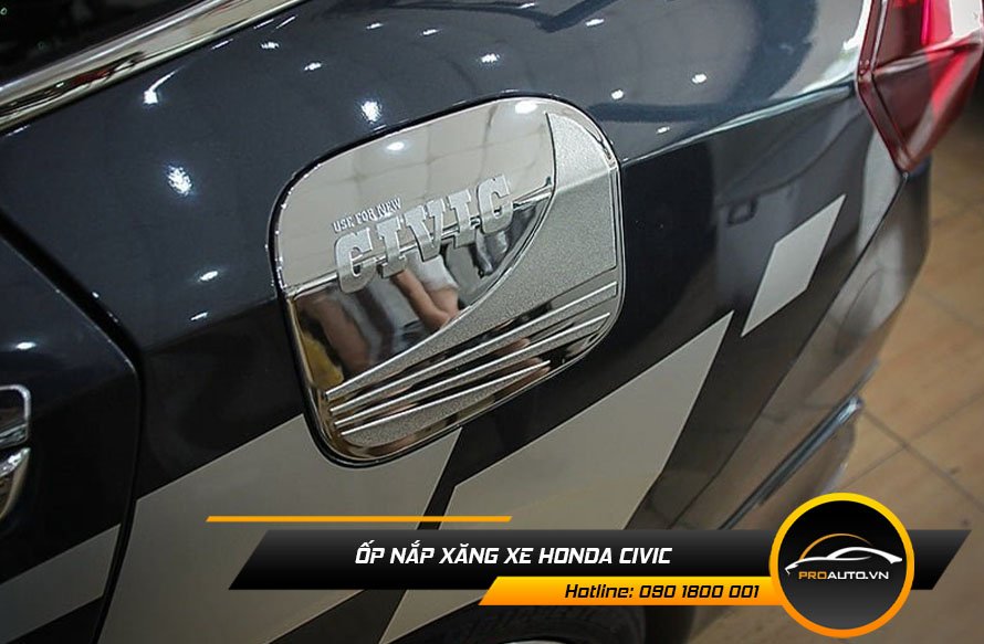 Ốp nắp bình xăng xe Honda Civic