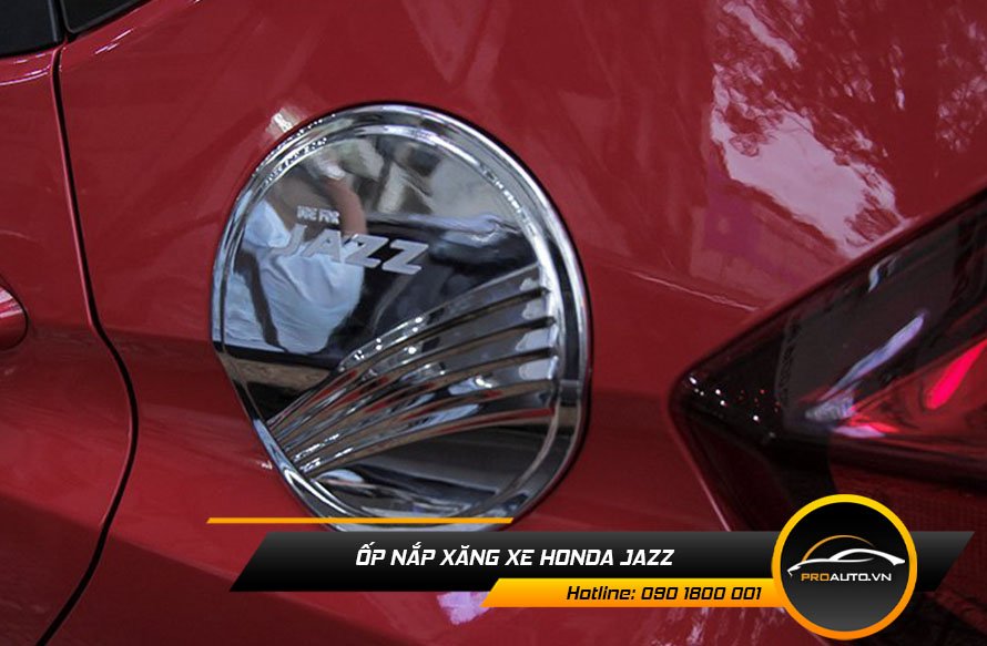 Ốp nắp bình xăng xe Honda Jazz