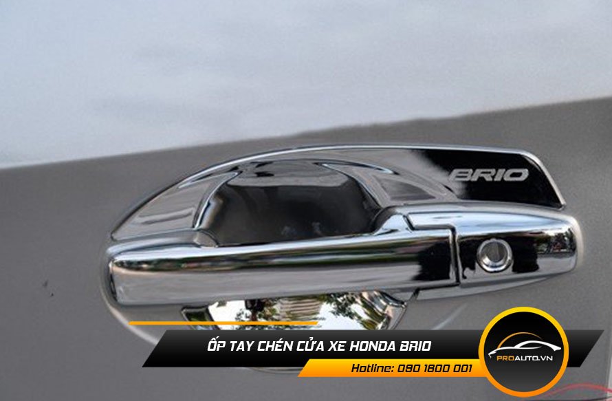 Ốp tay chén cửa xe Honda Brio