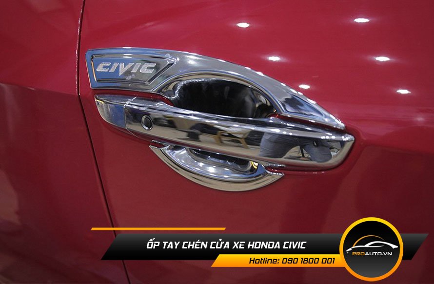 Ốp tay chén cửa xe Honda Civic