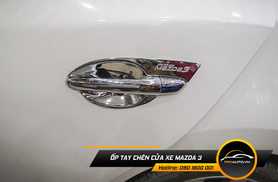 Ốp tay chén cửa xe Mazda 3