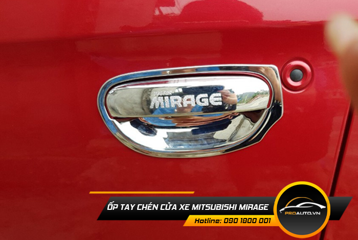 op tay chen cua xe mitsubishi Mirage