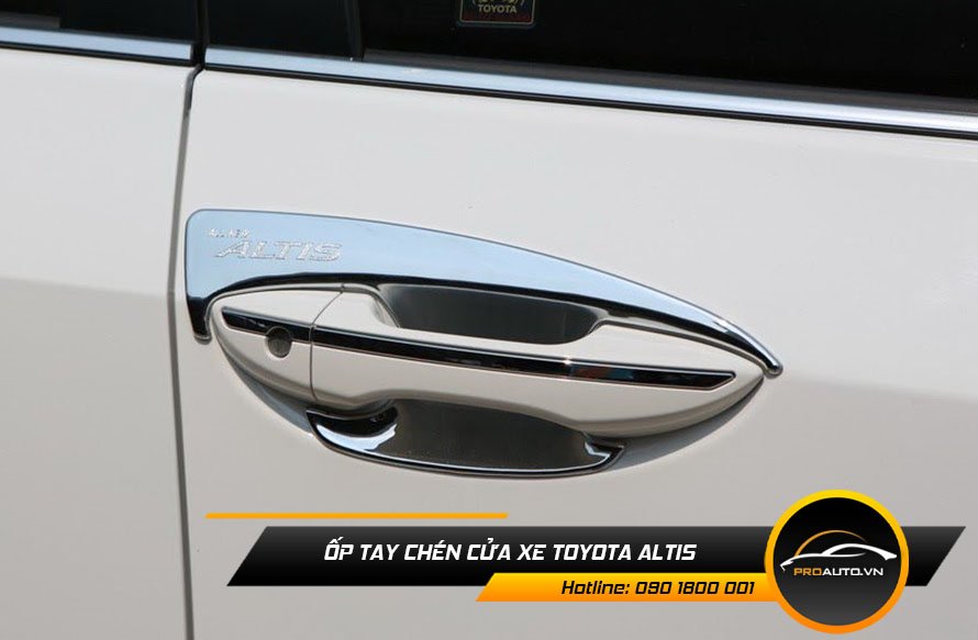 Ốp tay chén cửa xe Toyota Altis