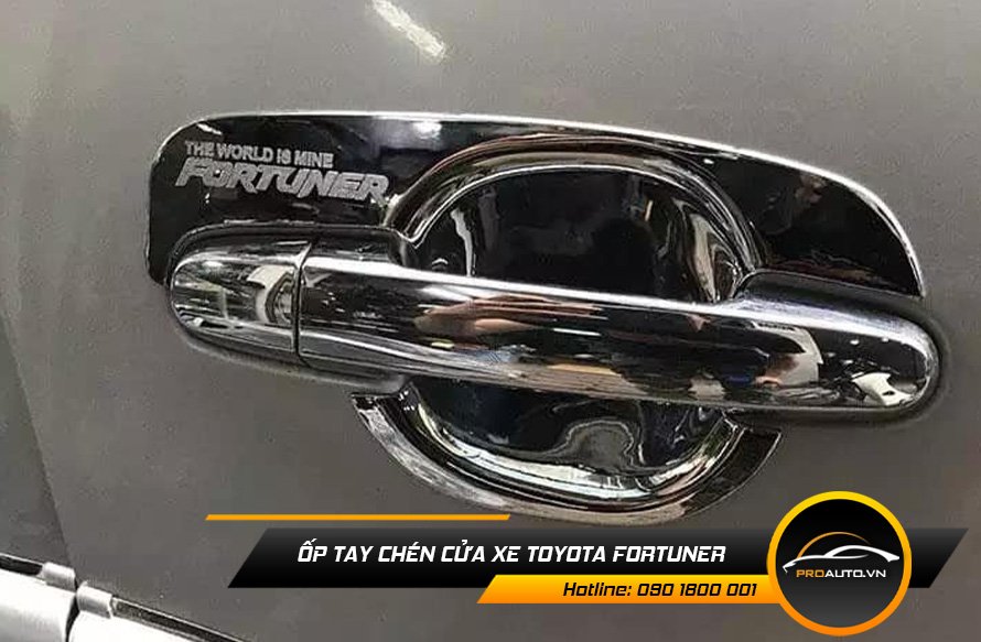 Ốp tay chén cửa xe Toyota Fortuner