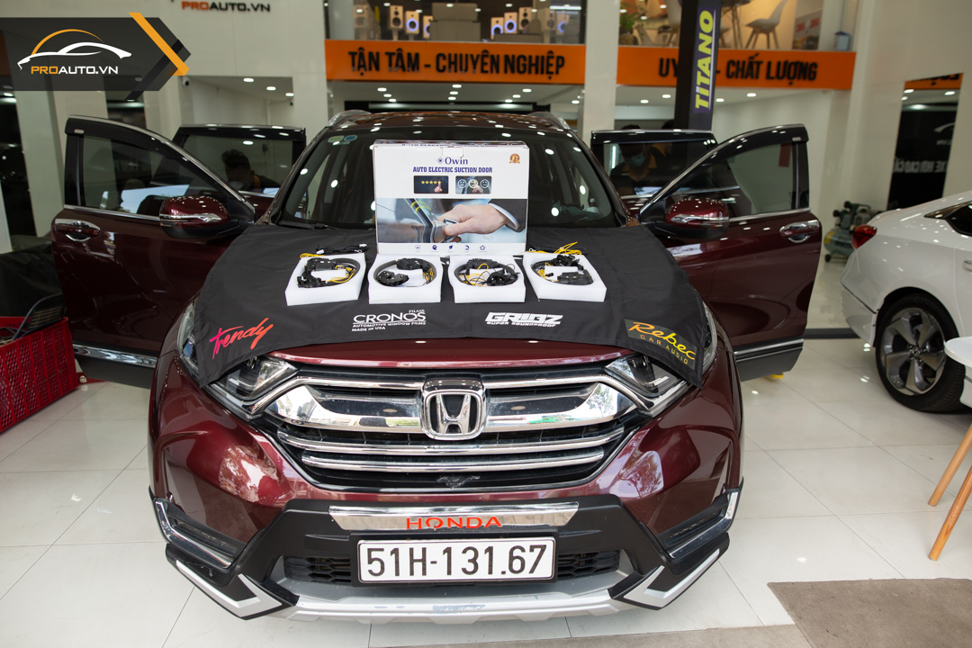 Độ Cửa Hít Ô Tô Xe Honda CRV