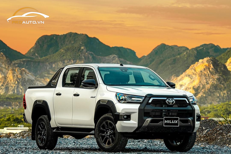 Phần thân xe của Toyota Hilux 2024