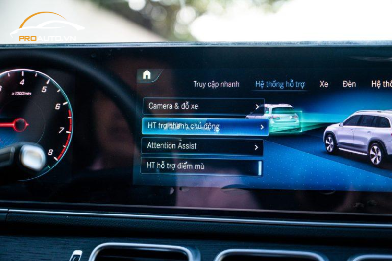 Phanh khoảng cách cho Mercedes-Benz GLS 450 lên Maybach