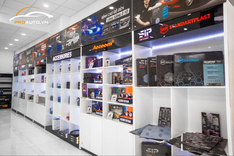 Phòng trưng bày cách âm tại PROAUTO.VN