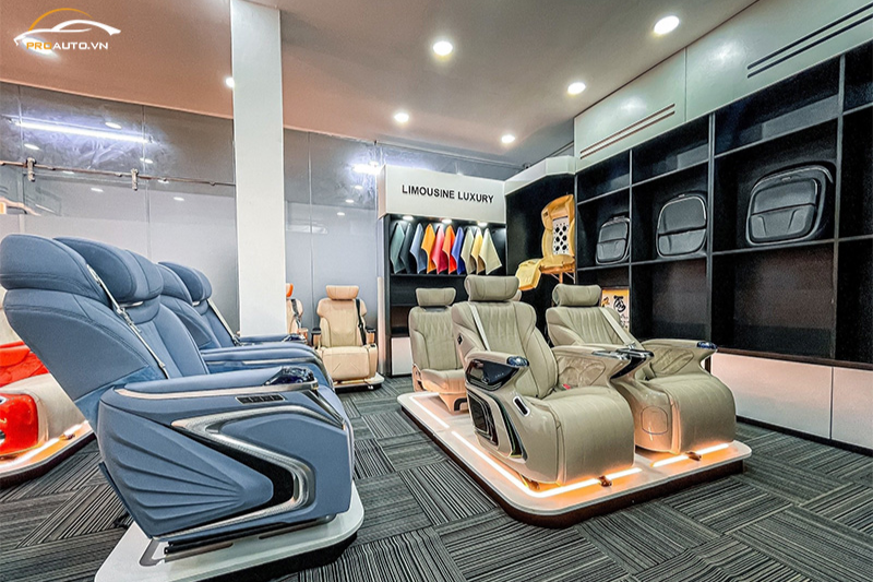 Phòng trưng bày ghế Limousine Hongyi chính hãng tại PROAUTO.VN