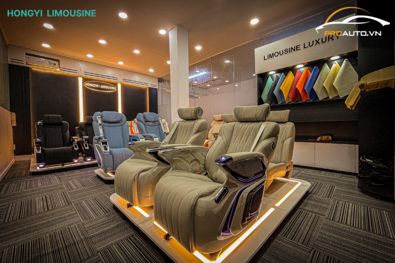 Phòng trưng bày ghế Limousine tại PROAUTO.VN
