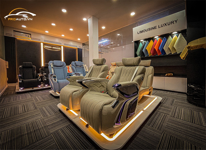 Phòng trưng bày ghế Limousine tại PROAUTO.VN