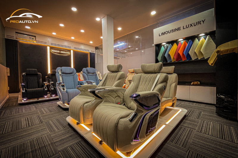 Phòng trưng bày limousine tại PROAUTO.VN