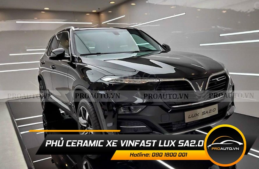 Phủ Ceramic cho xe Vinfast Lux SA2.0