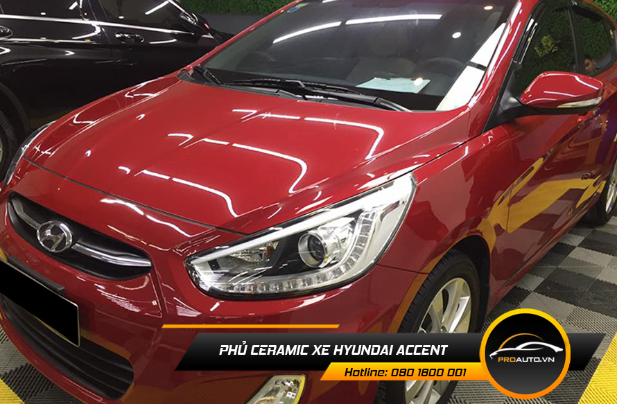 Phủ Ceramic xe Hyundai Accent