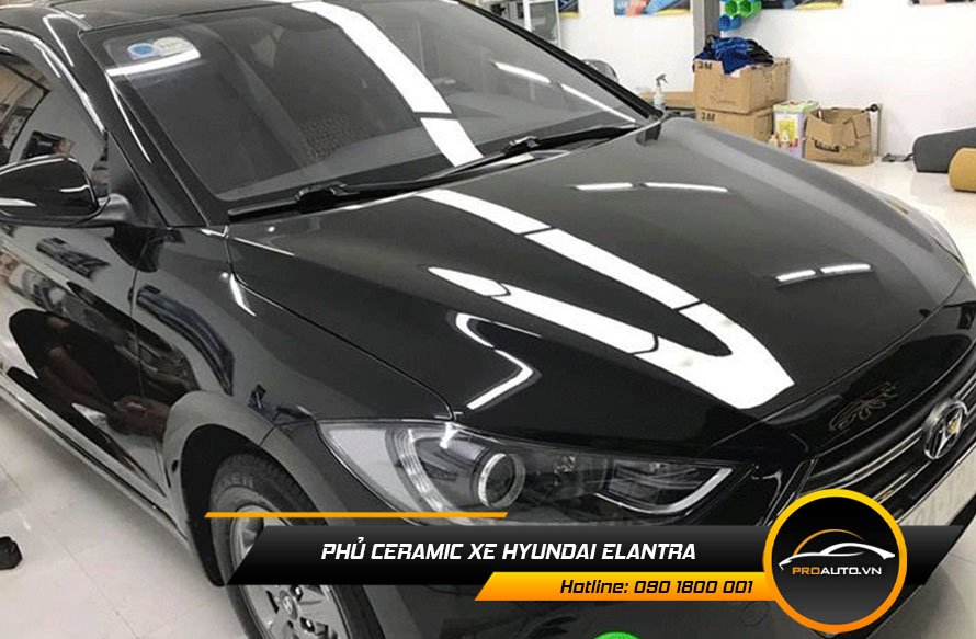 Phủ Ceramic xe Hyundai Elantra