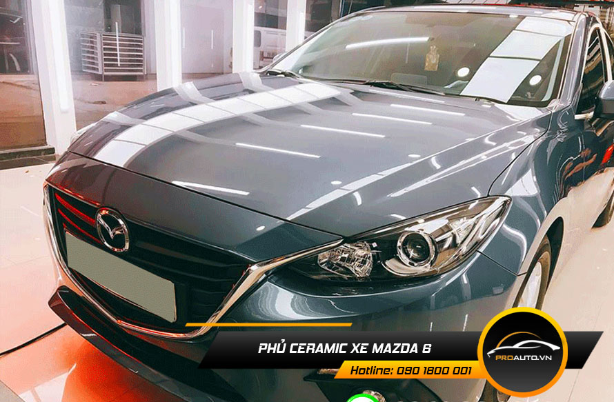 Phủ Ceramic xe Mazda 6