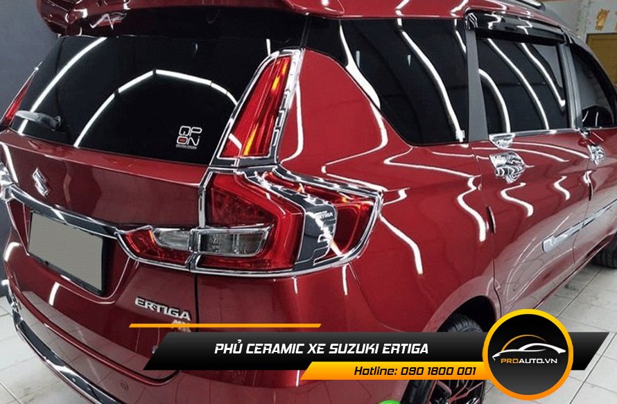 Phủ Ceramic xe Suzuki Ertiga