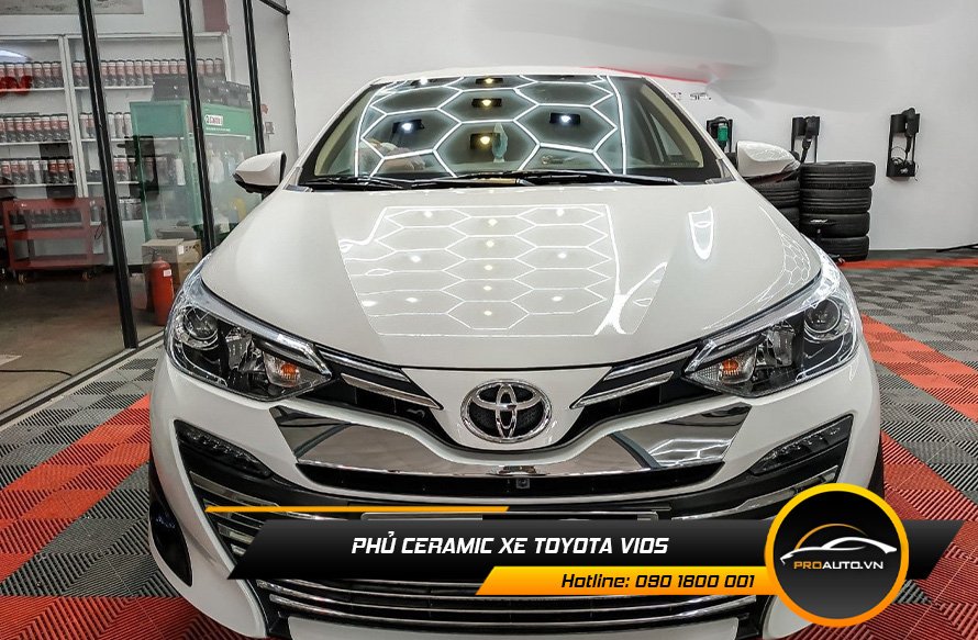 Phủ Ceramic xe Toyota Vios