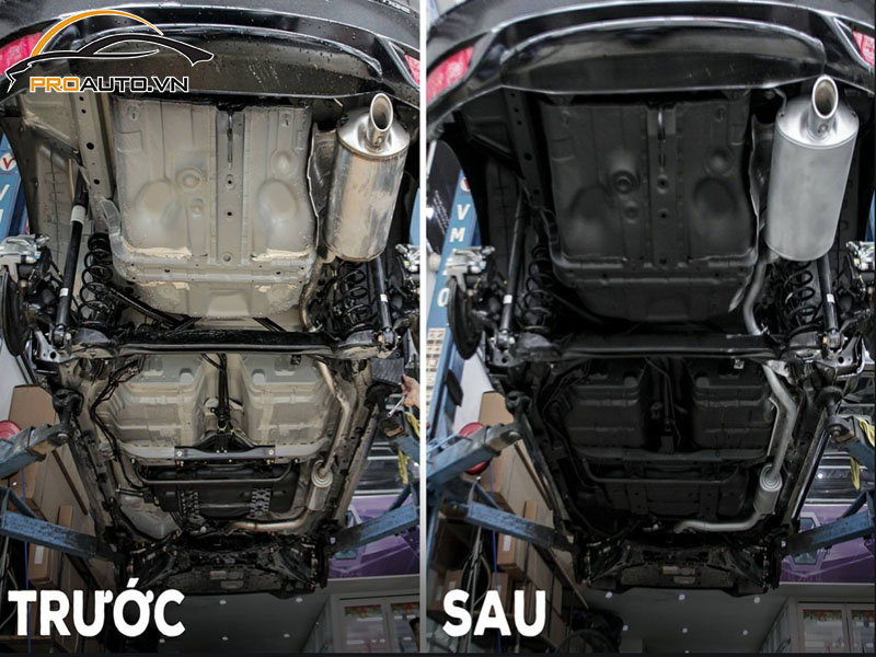 Phủ gầm ô tô chống rỉ sét, ăn mòn