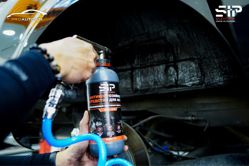 Phủ gầm ô tô giúp hỗ trợ cách âm, chống ồn 