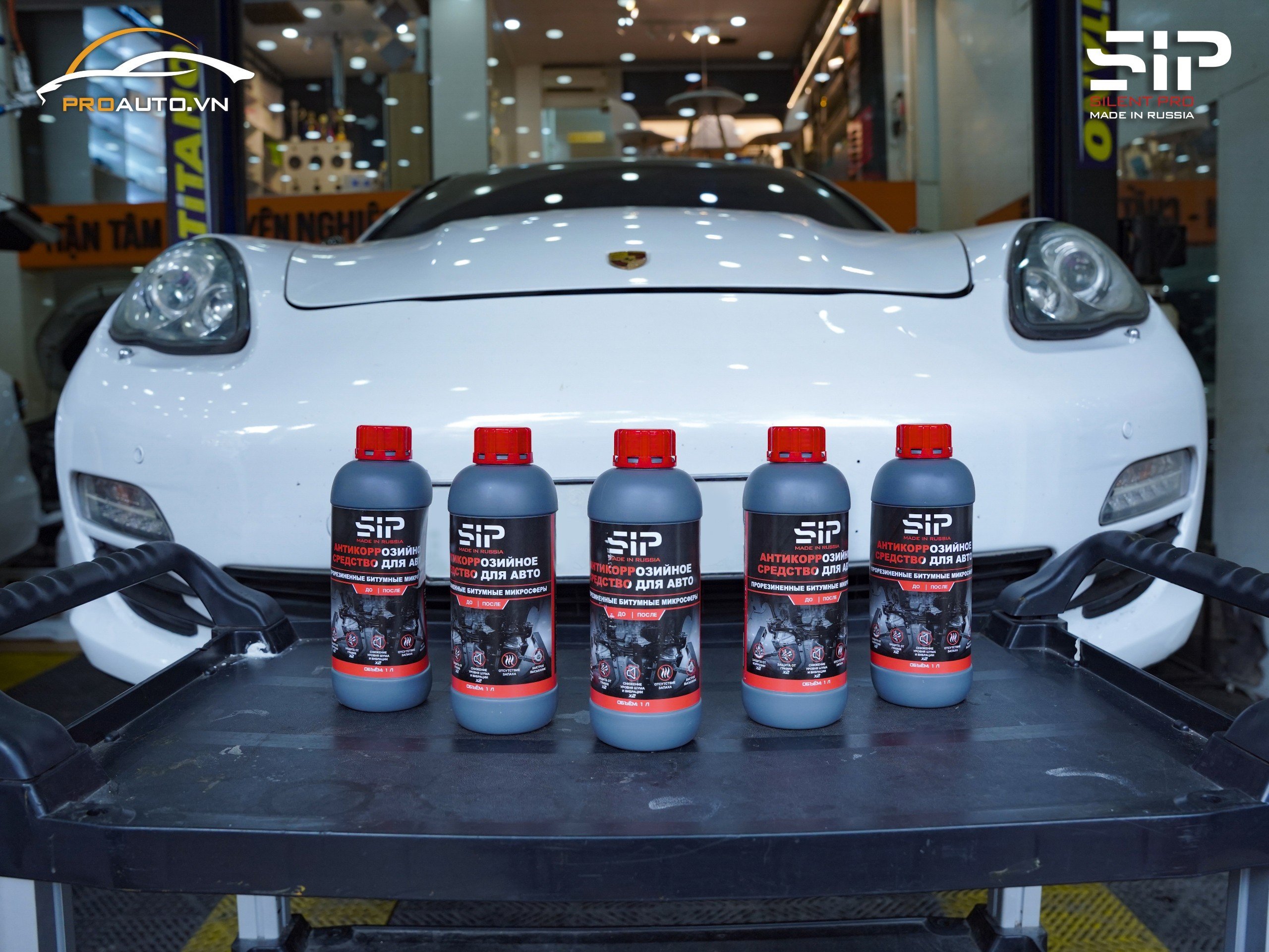 Phủ gầm SIP – Thương hiệu sơn phủ gầm hàng đầu đến từ Nga