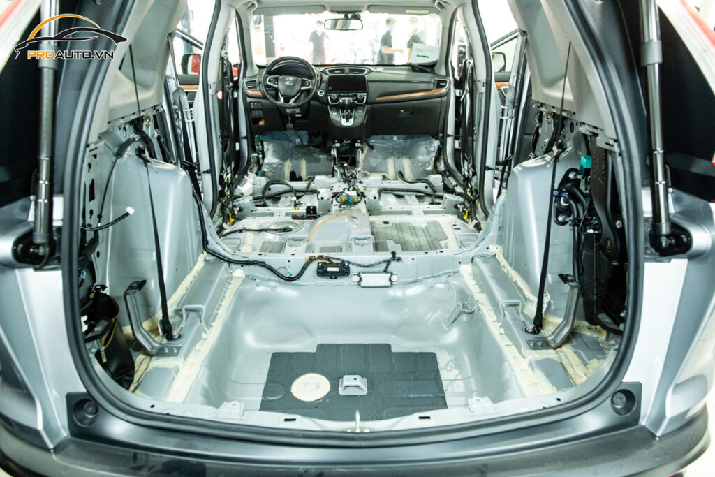 Quy trình thi công cách âm xe Honda City 