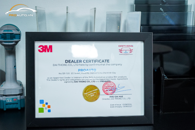Proauto.vn - Đại lý chính hãng phim cách nhiệt 3M tại Việt Nam
