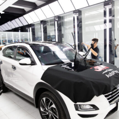 quy trinh dan phim cach nhiet xe bmw series 7 tai proautovn 1