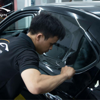 Quy trình dán phim cách nhiệt xe Isuzu MU-X B7 tại PROAUTO.VN
