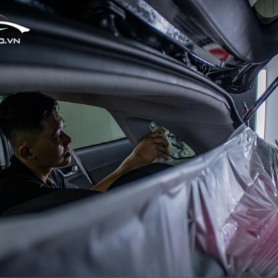Quy trình dán phim cách nhiệt xe Toyota Wigo tại PROAUTO.VN