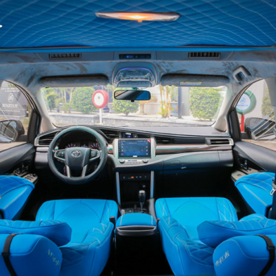 Quy trình đổi màu nội thất xe Toyota Innova