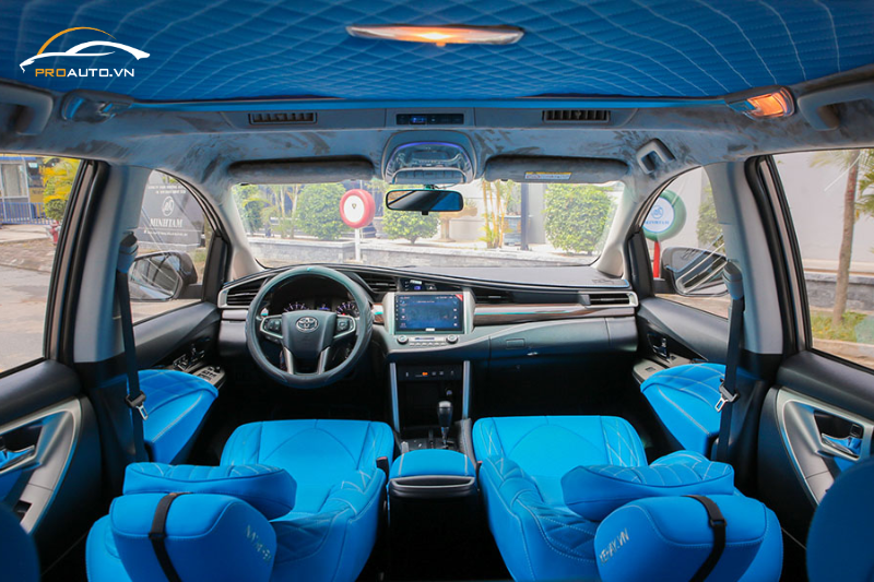 Quy trình đổi màu nội thất xe Toyota Innova