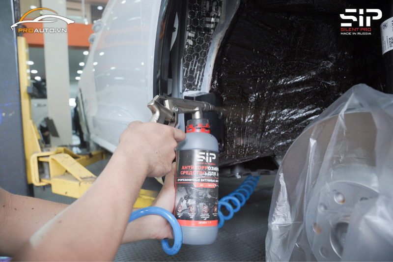 Quy trình sơn phủ gầm ô tô đạt chuẩn tại PROAUTO.VN