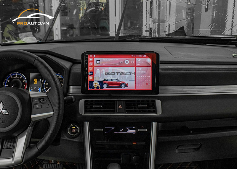 Ra lệnh bằng giọng nói thông minh trên màn hình ô tô Gotech GT 2K PRO với Oled AI