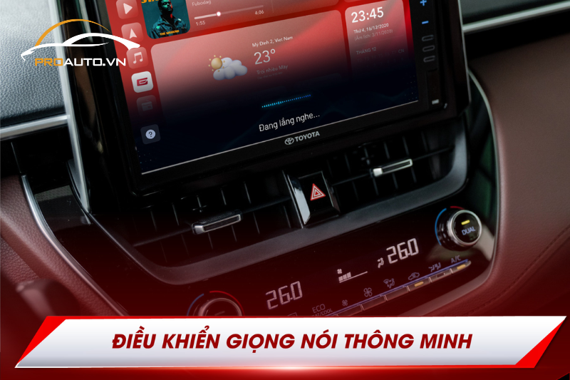 Ra lệnh bằng giọng nói thông qua Oled AI thông minh trên thiết bị