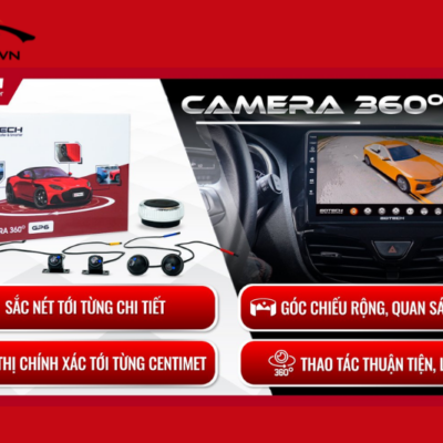 san pham camera 360 o to gotech gp6 voi mot so tinh nang noi troi