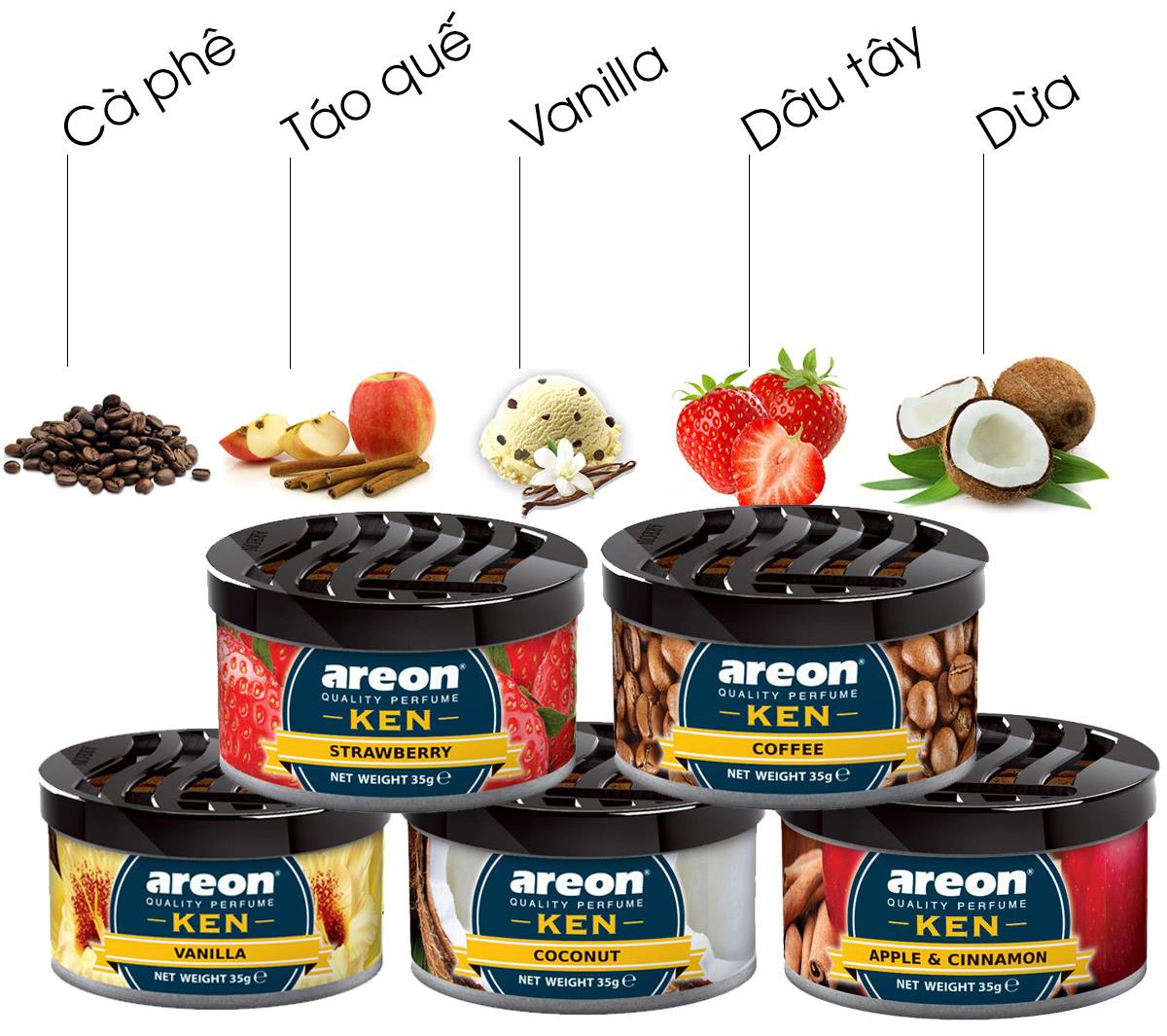 Nhiều mùi hương sang trọng