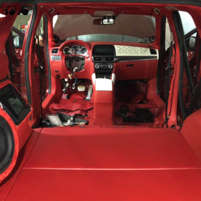 Sơn đổi màu các chi tiết nhựa xe Mazda 2