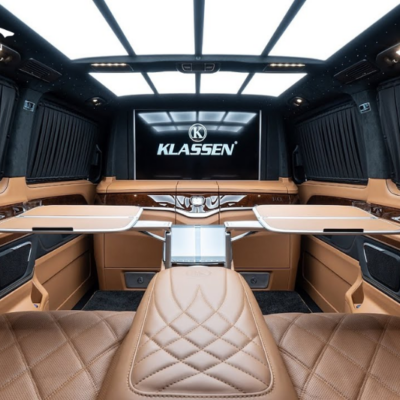 Sơn đổi màu các chi tiết nhựa xe Mercedes V-Class