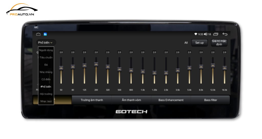 Tận hưởng trải nghiệm âm thanh đỉnh cao khi có màn hình Gotech GT Mazda Pro