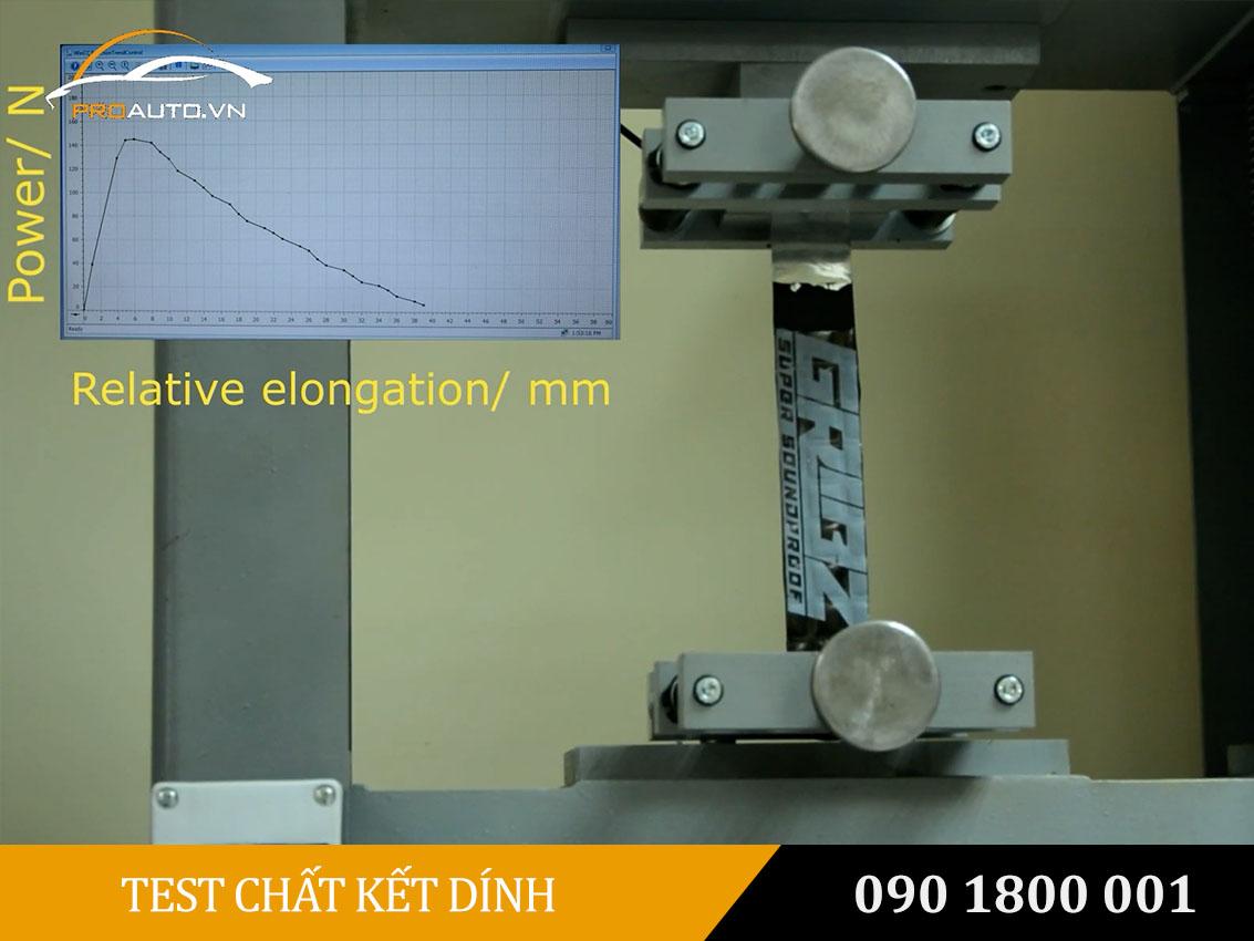 Kiểm tra chất kết dính của cách âm Gribz